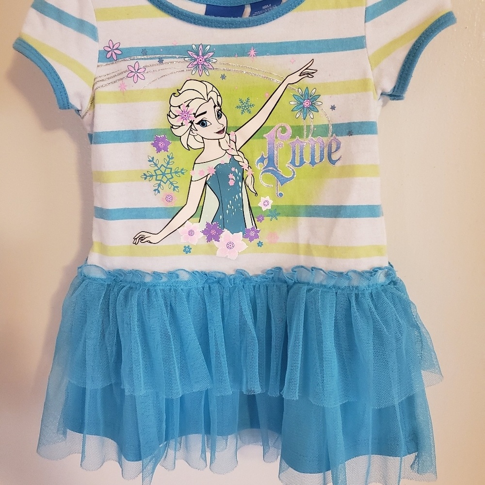 Baby girl Elsa tutu dress
